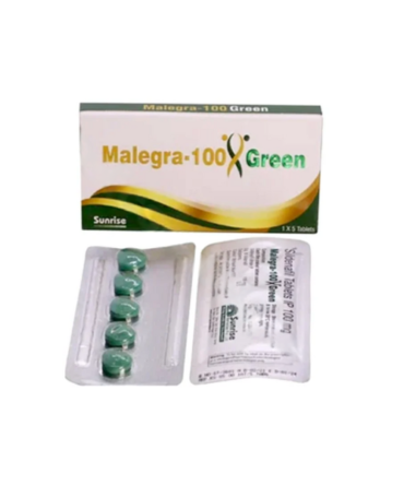 Malegra Green 100 mg(Sildenafil Citrate)