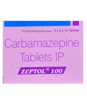 Cart 4 Zeptol 100 mg Carbamazepine tablets
