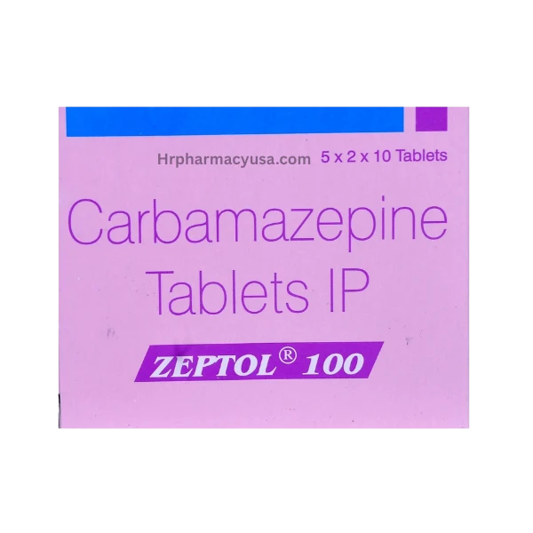 Zeptol 100 mg (Carbamazepine) 1 Zeptol 100 mg Carbamazepine tablets
