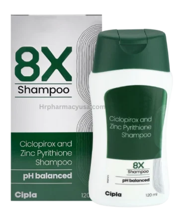 8X Shampoo (Ciclopirox/Zinc pyrithione)