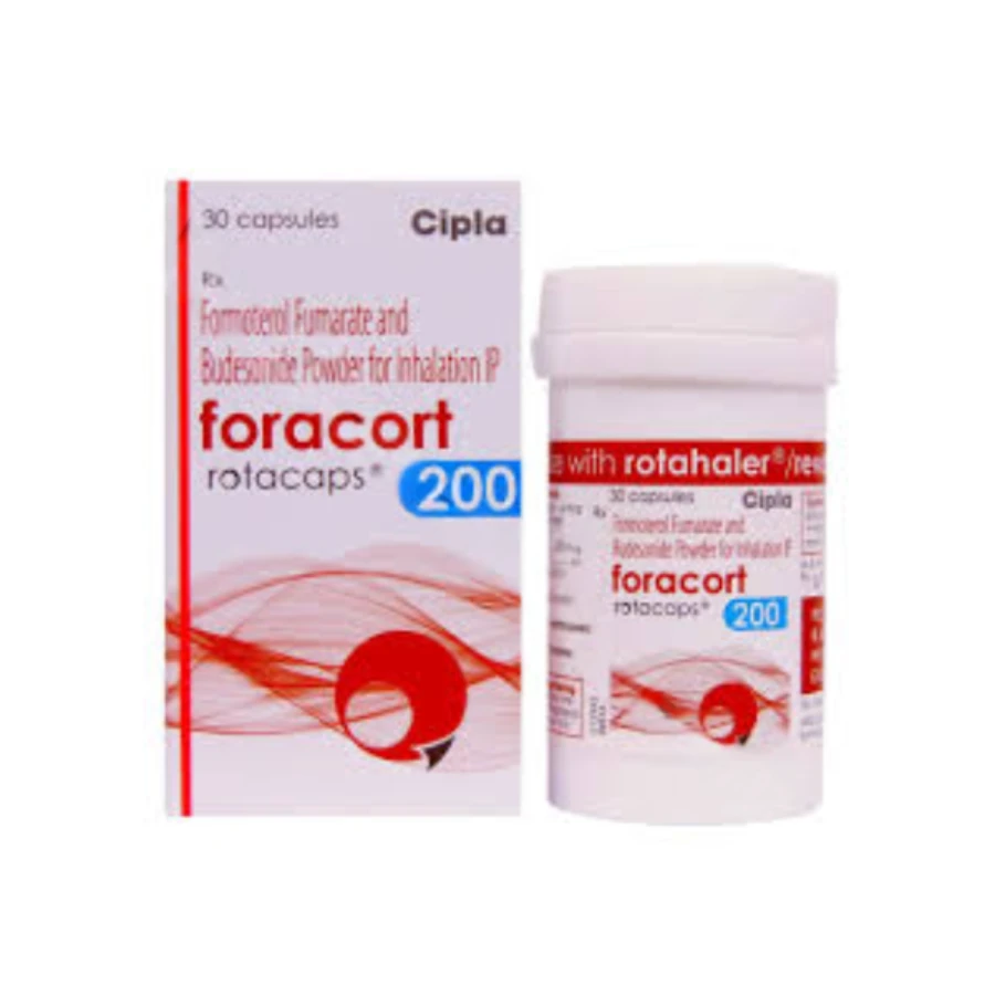 Budecort Rotacaps 200mcg (Budesonide)