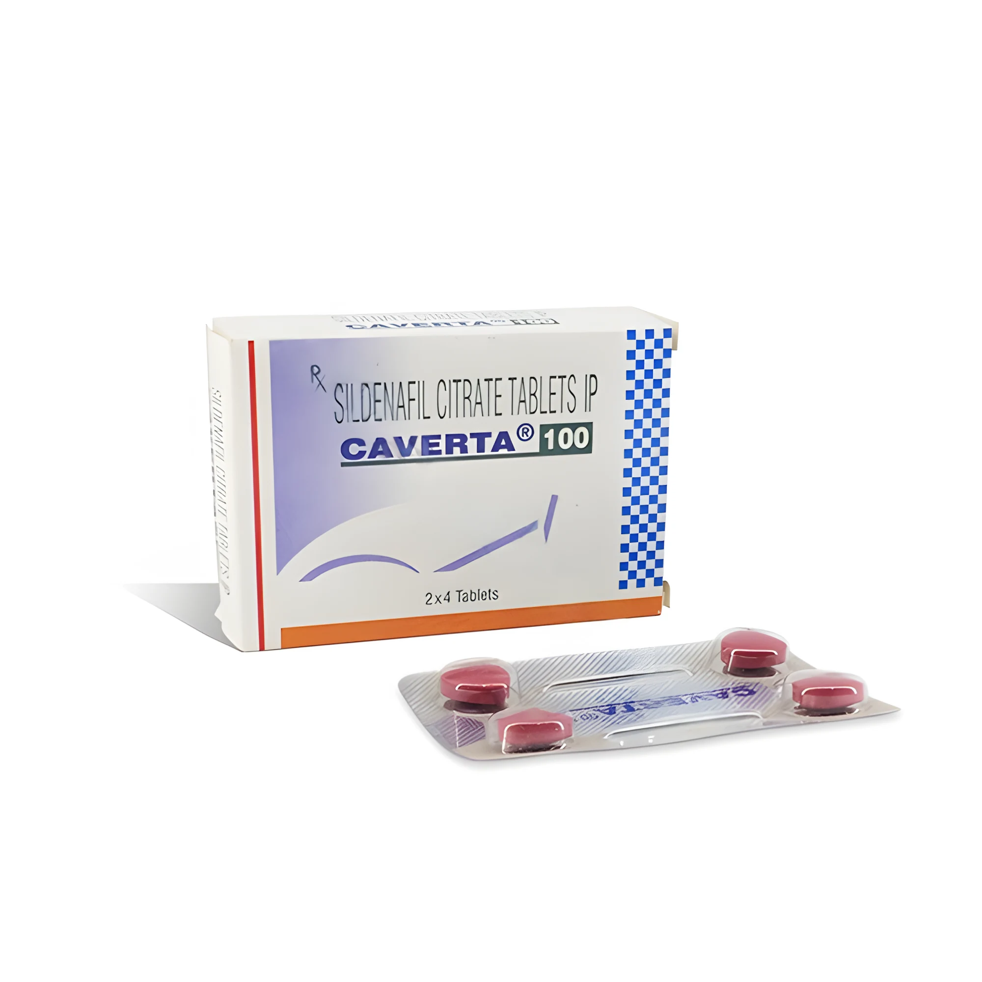 Caverta 100 mg (Sildenafil Citrate)
