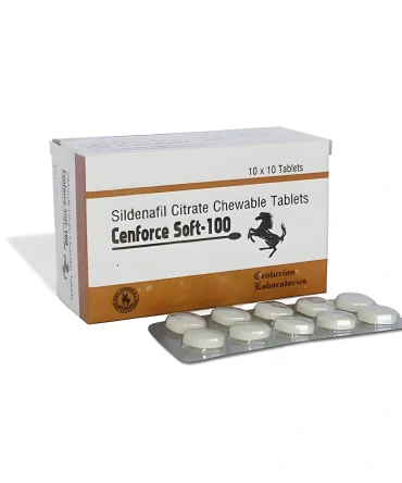 Cenforce Soft 100mg (Sildenafil Citrate – Chewable)