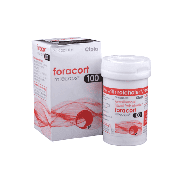 Foracort Rotacaps 100mcg (Budesonide/Formoterol)