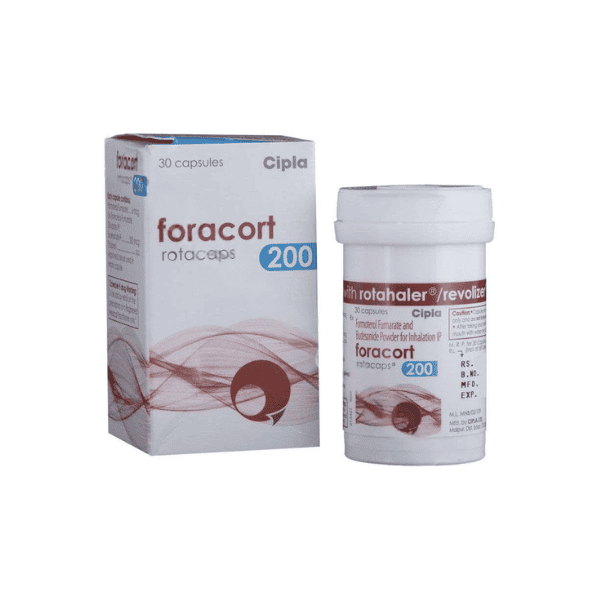 Foracort Rotacaps 200mcg (Budesonide / Formoterol)