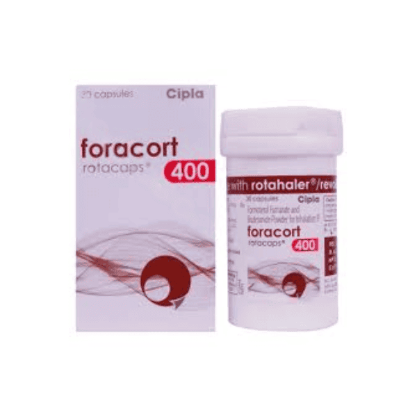 Foracort Rotacaps 400mcg (Budesonide / Formoterol)