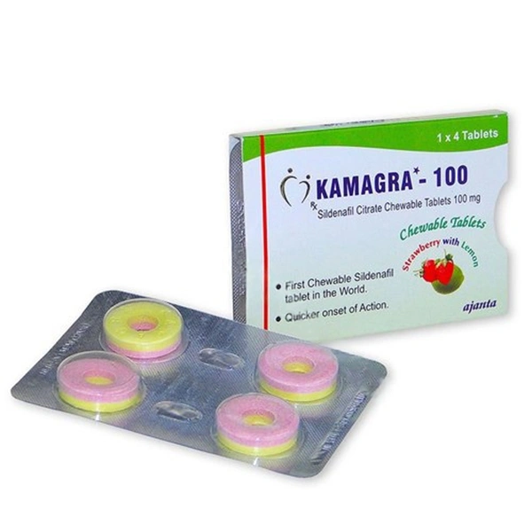 Kamagra Polo Chewable 100mg (Sildenafil Citrate)