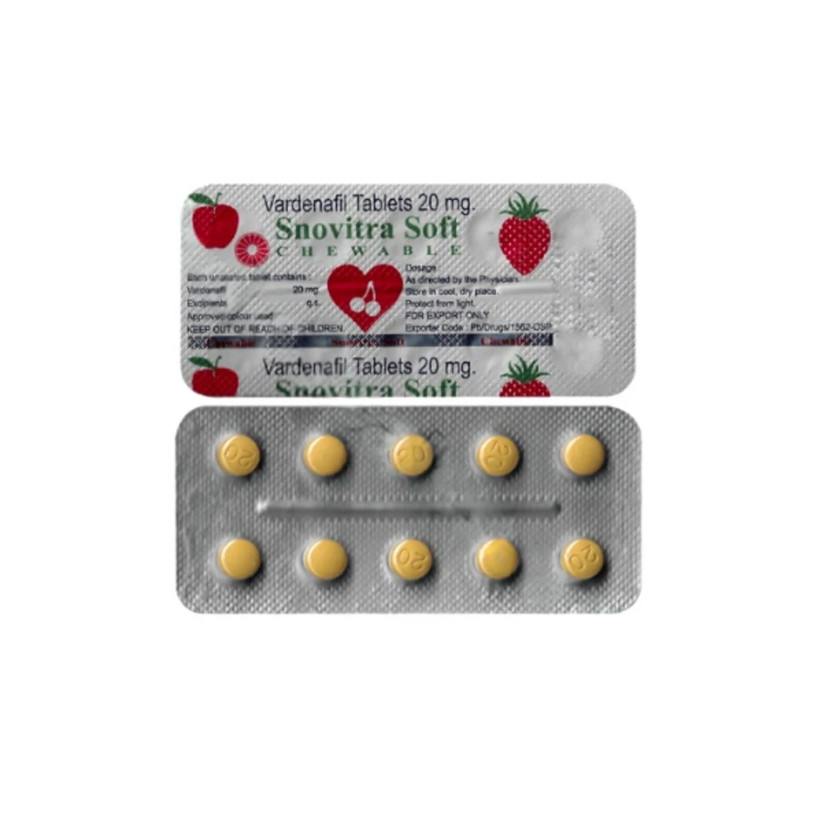 Snovitra Soft Chewable 20 Mg