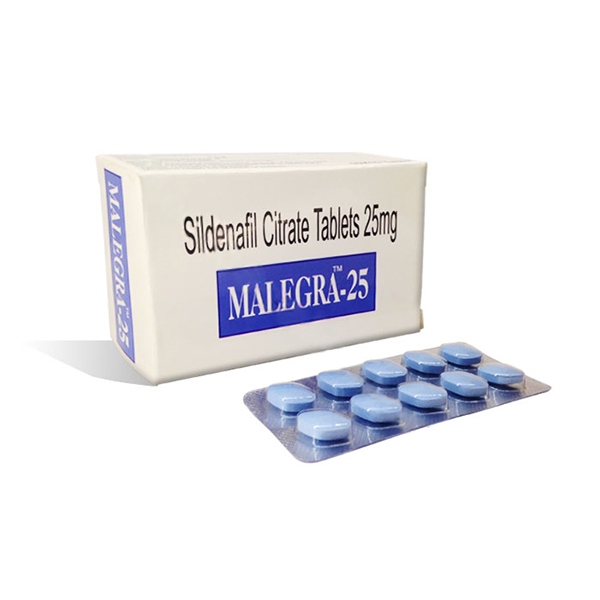 Malegra 25 mg (Sildenafil Citrate)