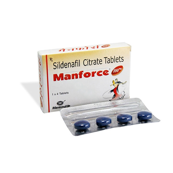 Manforce 100 mg (Sildenafil Citrate)