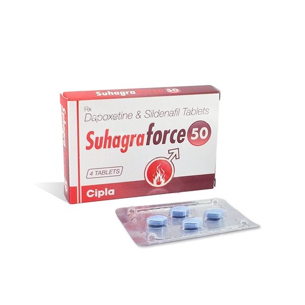 Suhagra Force 50mg (Sildenafil/Dapoxetine)
