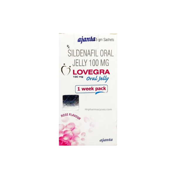 Lovegra Oral Jelly (Sildenafil Citrate)