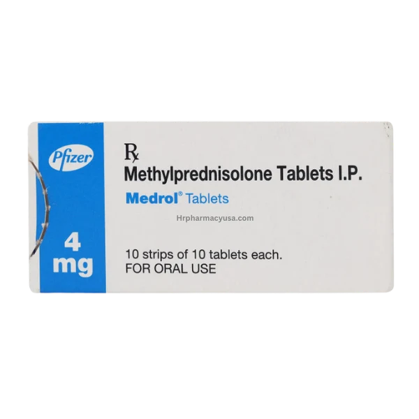 Medrol 4 mg (Methylprednisolone)
