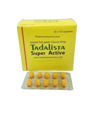 Tadalista Super Active 20 mg (Tadalafil) – Soft Gelatin Capsules