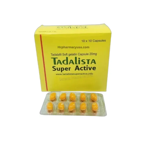 Tadalista Super Active 20 mg (Tadalafil) – Soft Gelatin Capsules