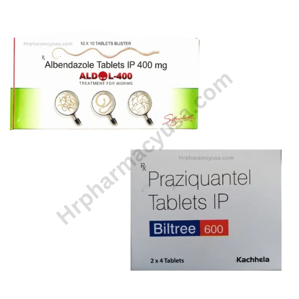Buy Albendazole and Praziquantel Tablets