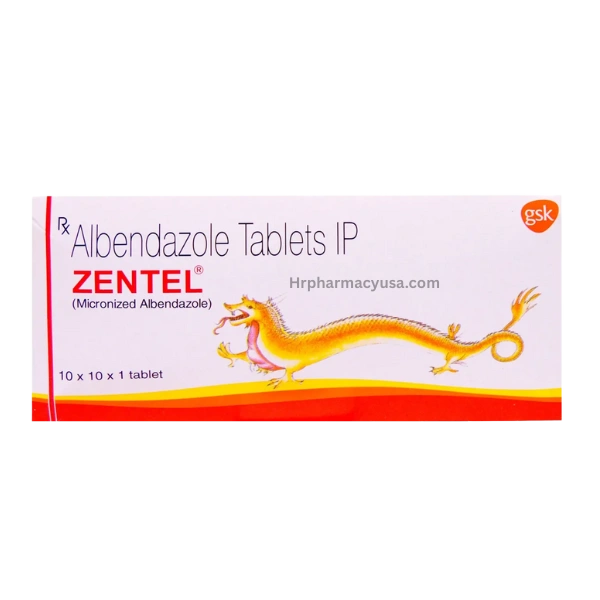 Zentel 400 mg Tablet (Albendazole)