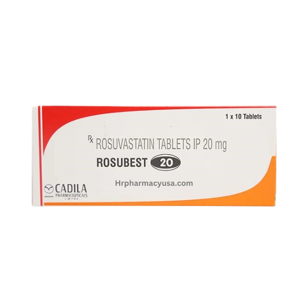 Rosubest 20 mg (Rosuvastatin)