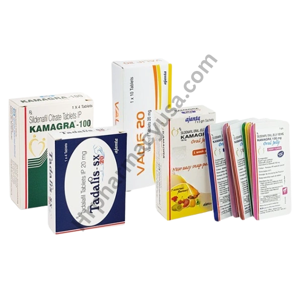 Ajanta ED Trial Pack (Sildenafil/Tadalafil/Vardenafil)