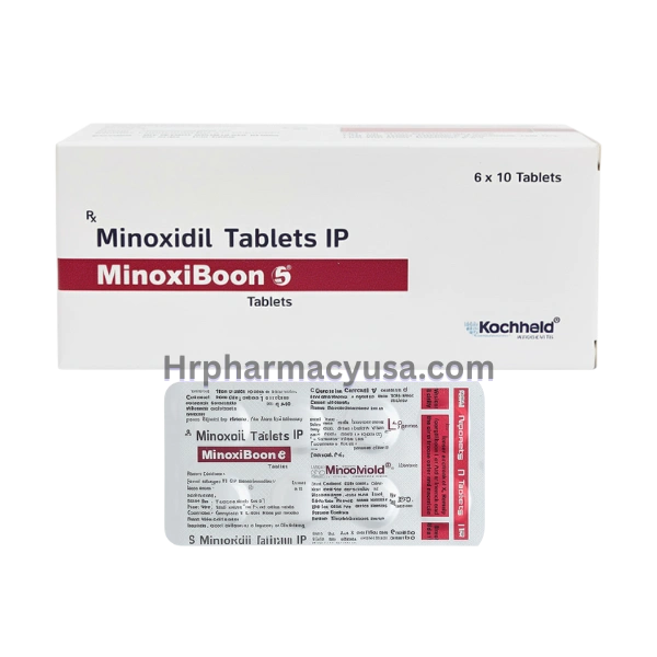 Minoxiboon 5 mg (Minoxidil)