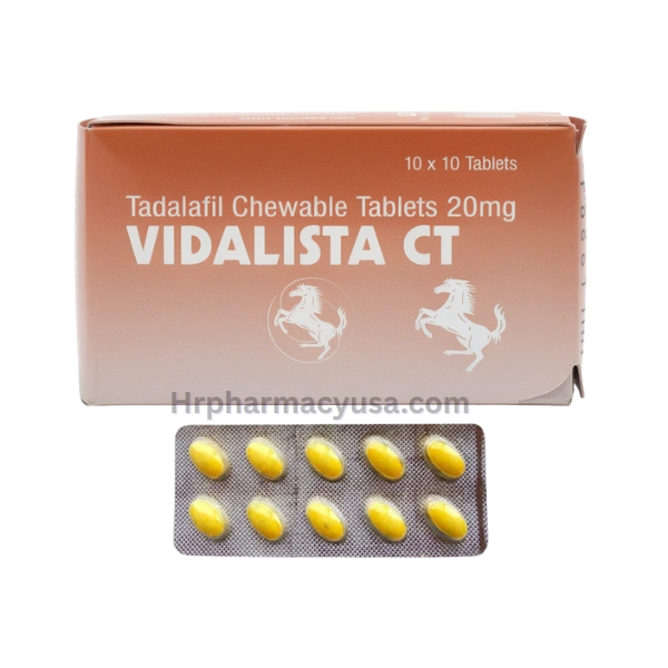 Vidalista CT 20 mg (Tadalafil) – Chewable Tablets