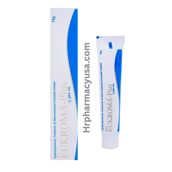 Eukroma Plus Cream 20gm (Hydroquinone /Tretinoin /Mometasone)