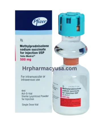 Solu-Medrol Injection 500 mg (Methylprednisolone)