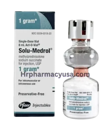 Solu Medrol Injection 1000mg (Methylprednisolone)