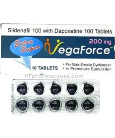 Extra Super Vegaforce 200 mg (Sildenafil Citrate/Dapoxetine)