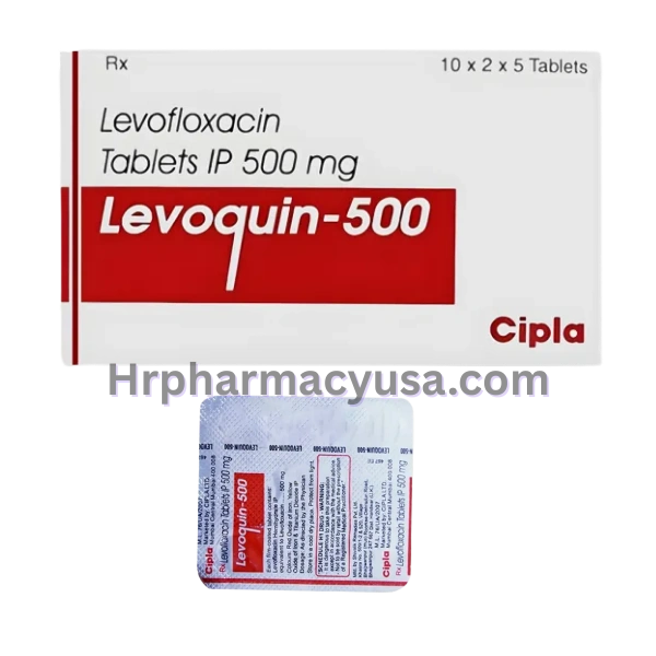 Levoquin 500 mg (Levofloxacin)