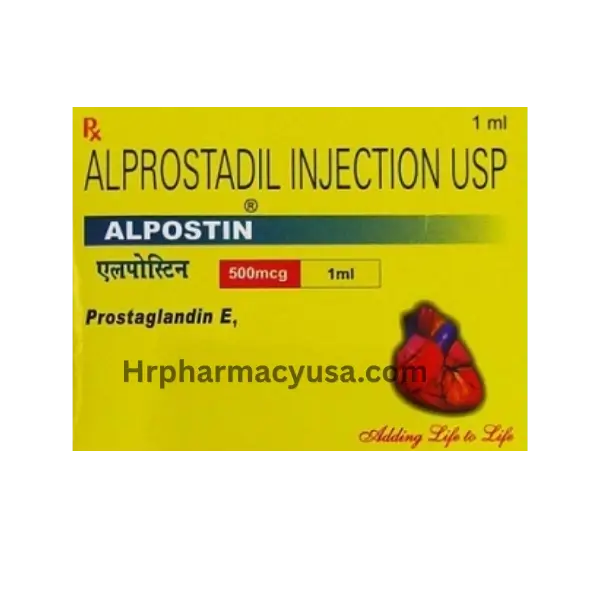 Alpostin 500 mcg Injection (Alprostadil)