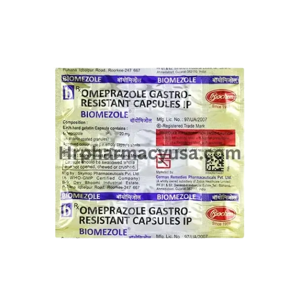 Biomezole 20 Mg (Omeprazole)