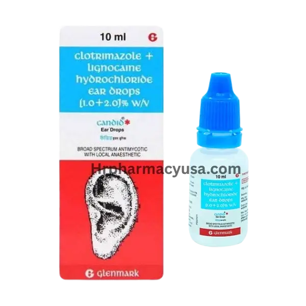 Candid Ear Drop (Clotrimazole/Lignocaine)