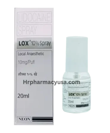 Lox 10% Spray (Lidocaine or lignocaine)