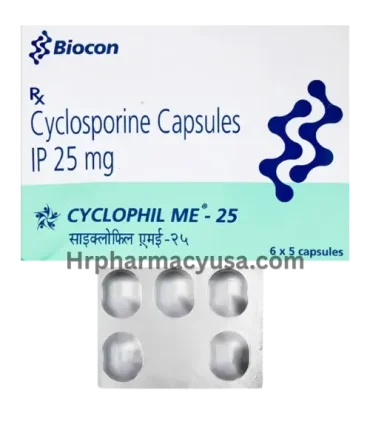 Cyclophil Me 25mg (Cyclosporine)