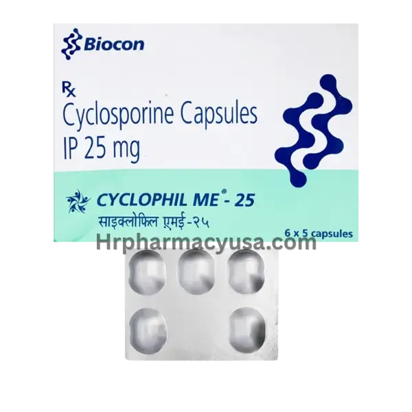 Cyclophil Me 25mg (Cyclosporine)