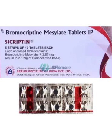 Sicriptin Tablets (Bromocriptine)