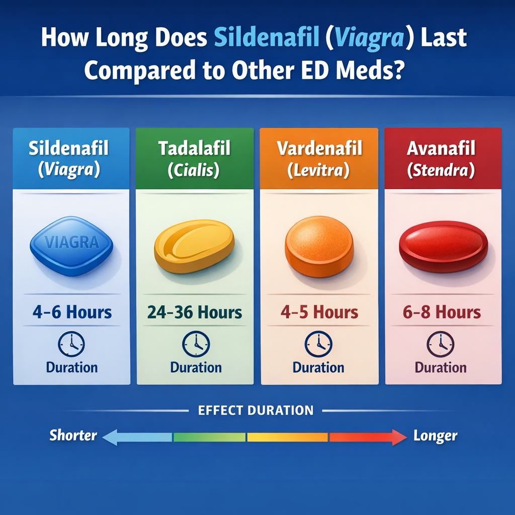 Comparison table: duration, onset, and best-fit vibes